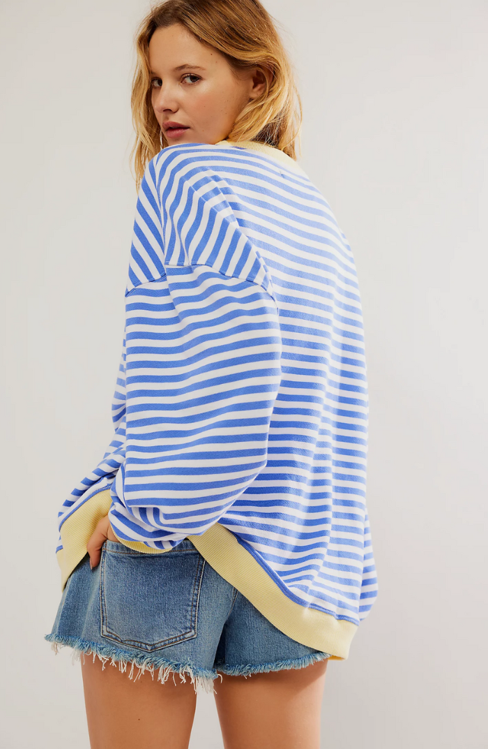 Gudrun | Stilfuld Stribet Relaxed Fit Sweater
