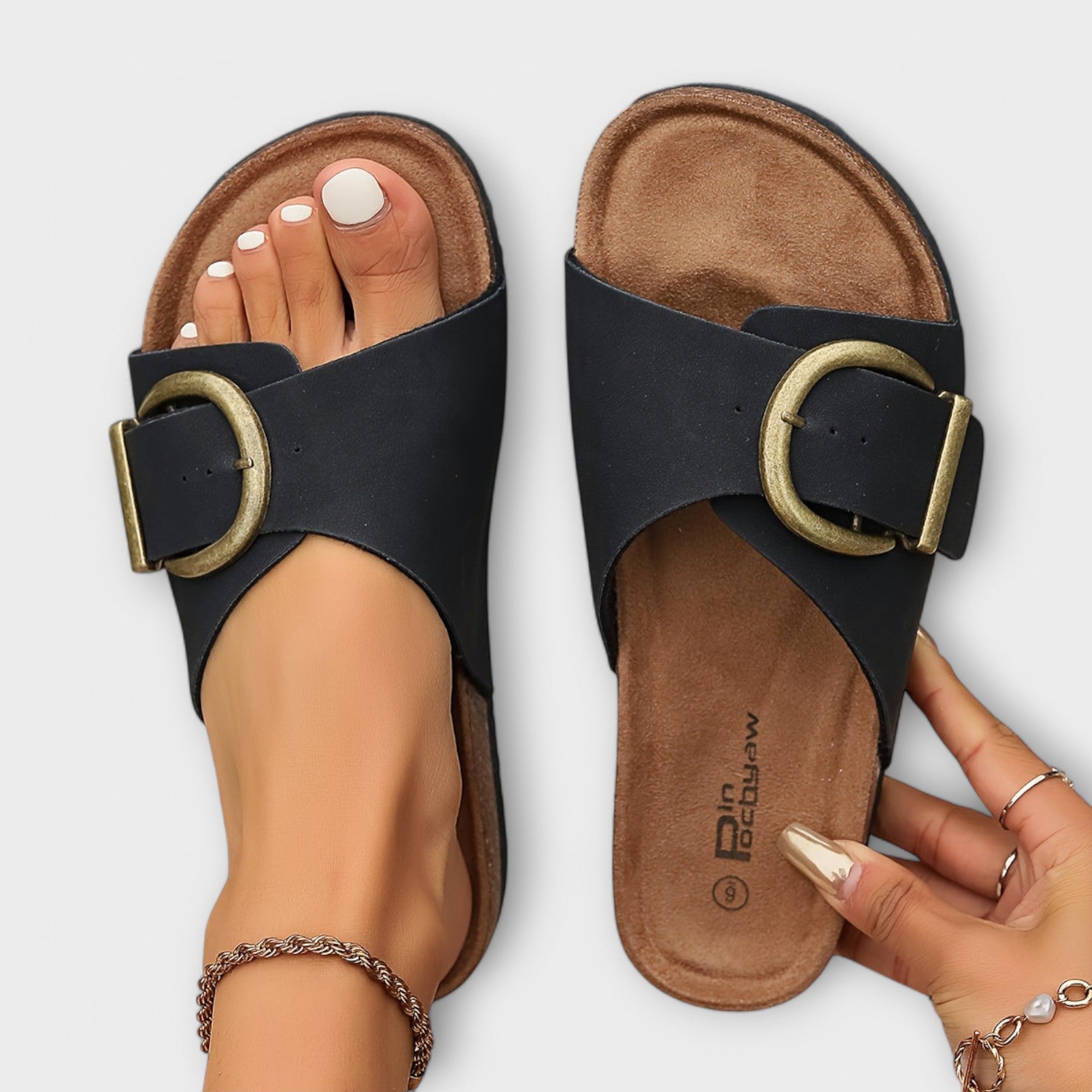 Margie | Komfortable Dame Sandaler Med Spænde