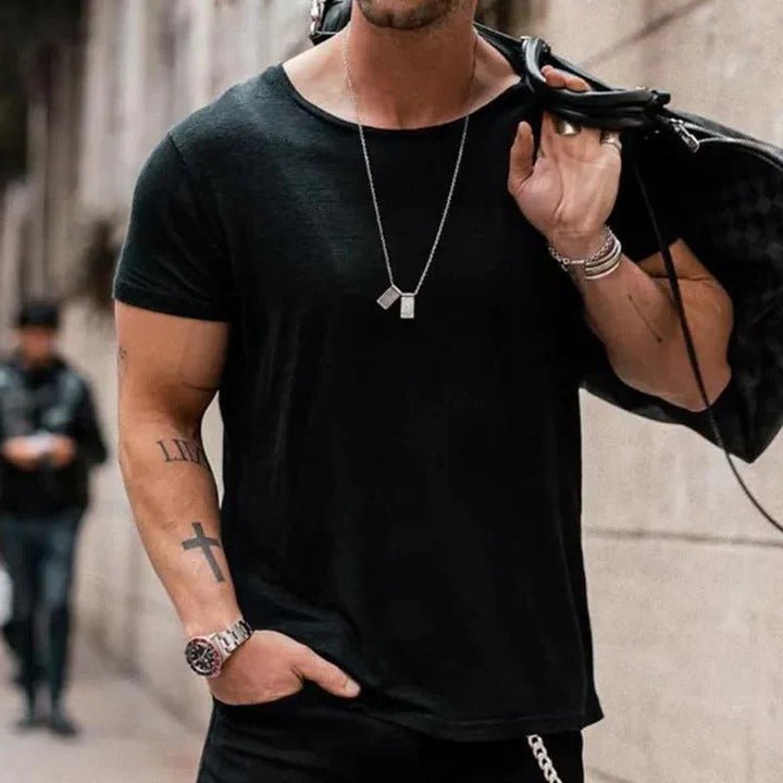 Oliver | Herre T-Shirt Rund Hals Korte Ærmer