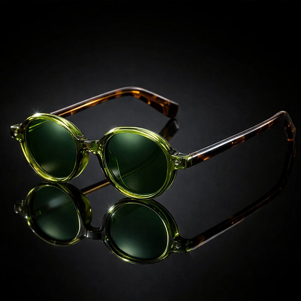 Mikkel | Solbriller Acetat Oval Polariserede TR90 Vintage