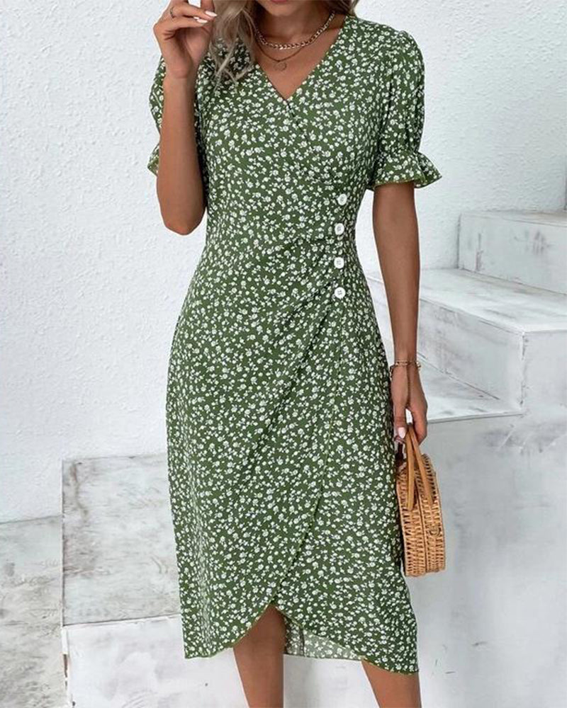 Sofie™ | Blomstret Sommerkjole