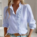 Alice | Flæset Knappet Bluse
