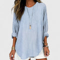Solveig | Dame Stribet Afslappet Bluse