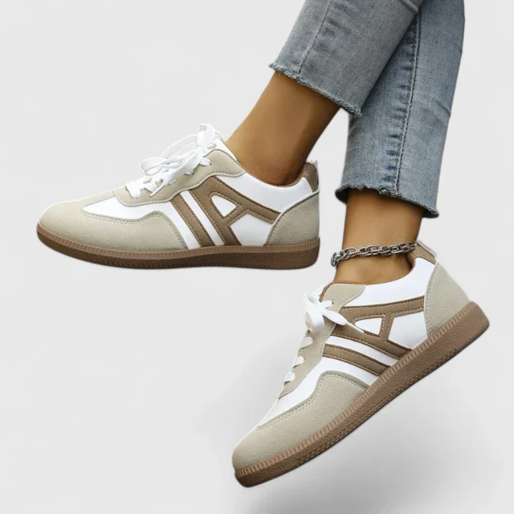 Bolette | Dame Retro Snøre Sneakers