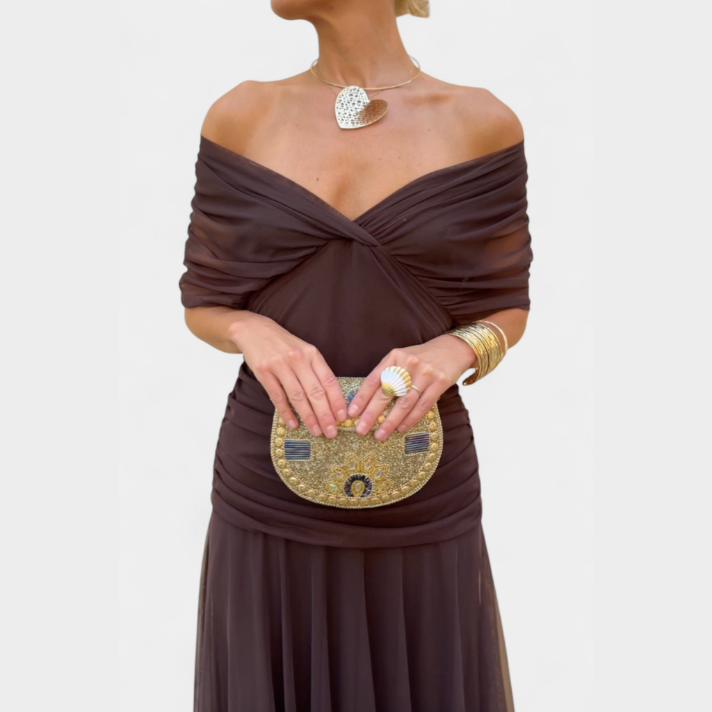 Laura | Dame Off Shoulder Elegant Aftenkjole