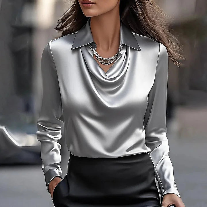 Camilla™ | Elegant satinbluse