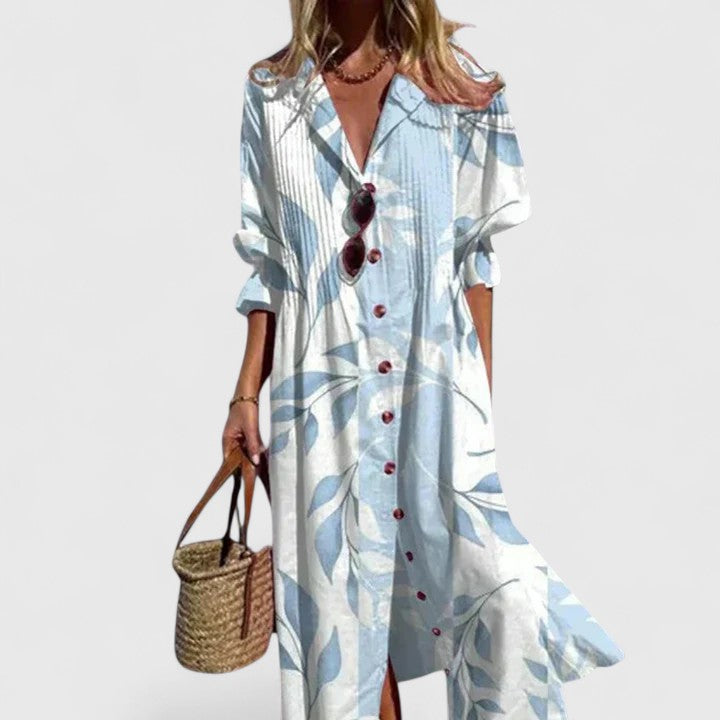Kirsten™ | Elegant Skjortekjole