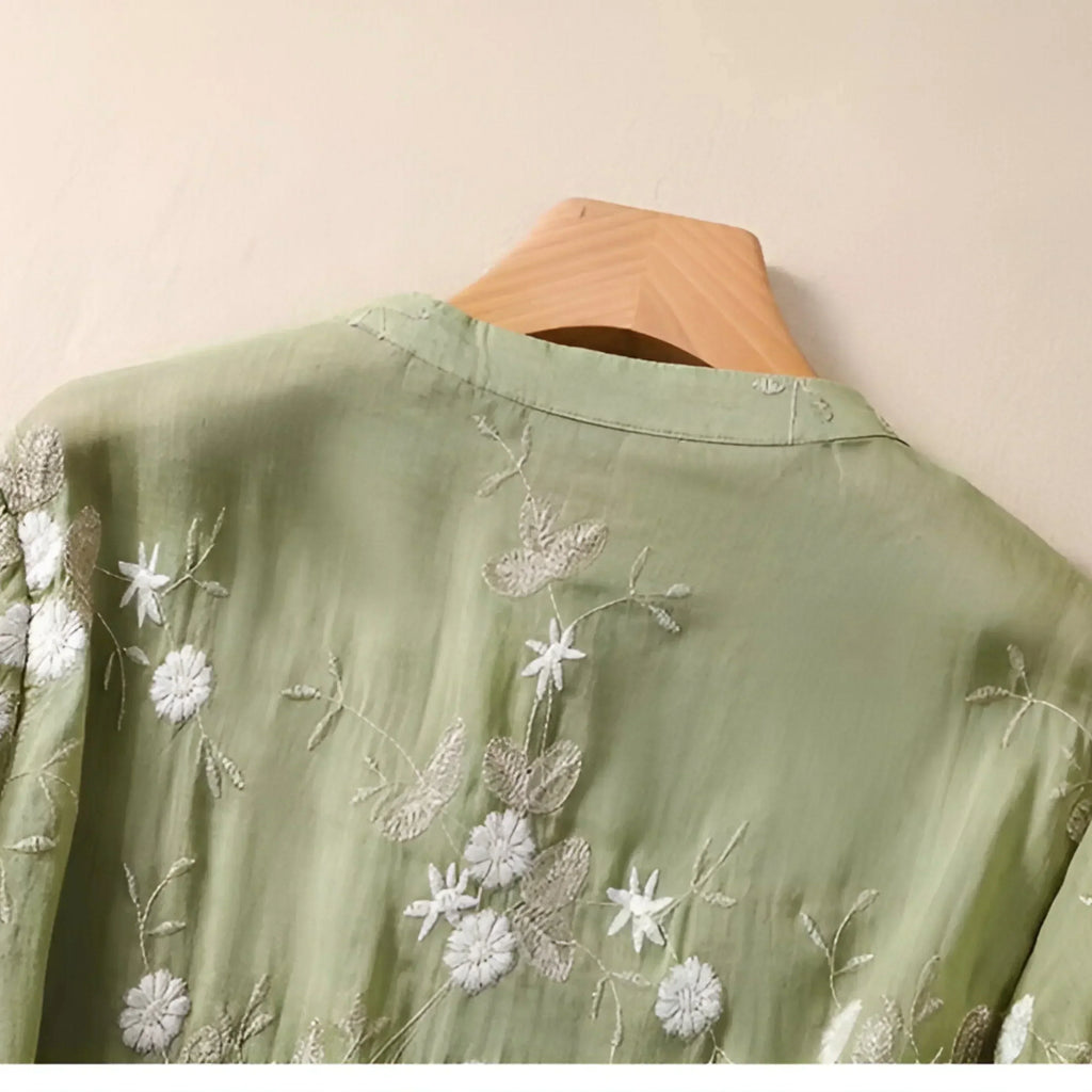 Emma | Let og Elegant Bomuldsbluse