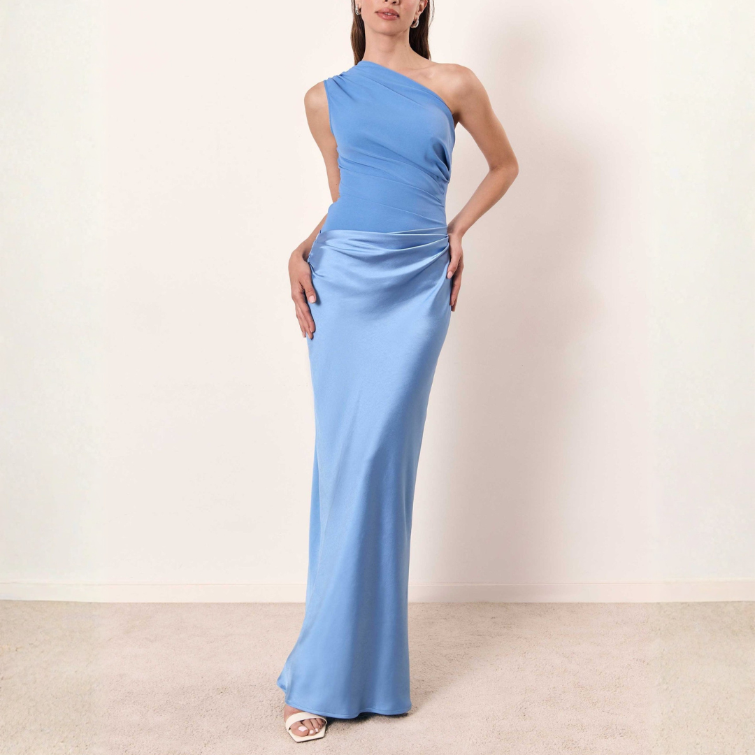 Mathilde | Dame One Shoulder Maxi Festkjole