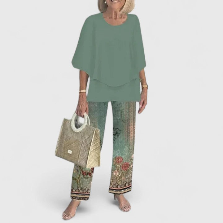 Birgitte™ | Elegant 2-delt Sæt