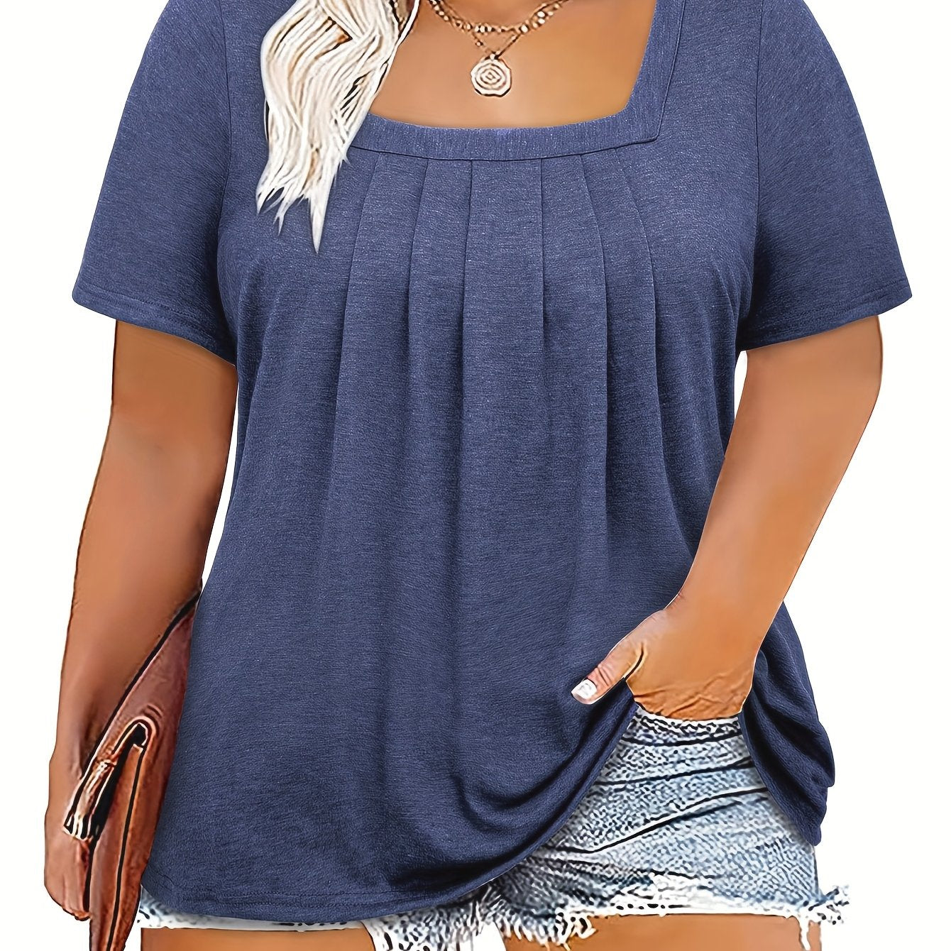 Maria™ | Firkantet Hals Top