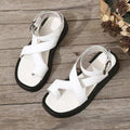Maja | Cross-Strap Sandaler Platform Flade Spænde Dame