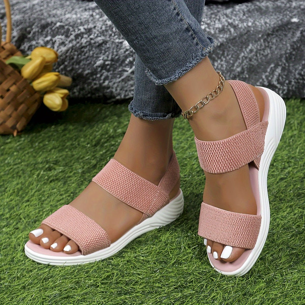 Emma | Cross-Strap Sandaler Polstrede Komfort Hverdags