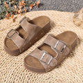 Anna | Cross-Strap Sandaler Polstret Sål Spænde Design