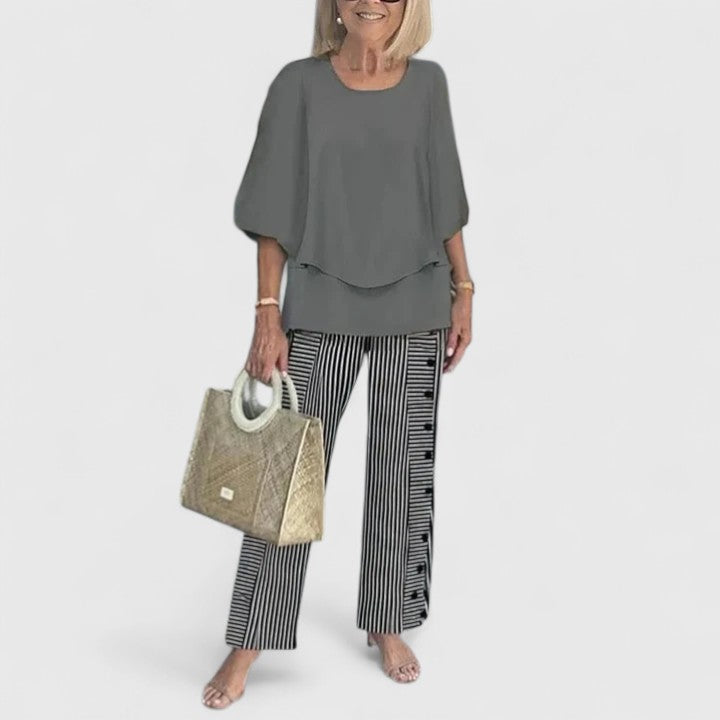 Birgitte™ | Elegant 2-delt Sæt