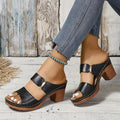 Ella | Dame Ortopædiske Blokchunky Memory Foam Sandaler