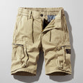 Malthe | Herre Regular-Fit Elastisk-Talje Cargo Short Lynlås-Lommer