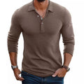 Oliver | Herre Satin Langærmet Polo Shirt Slim Fit