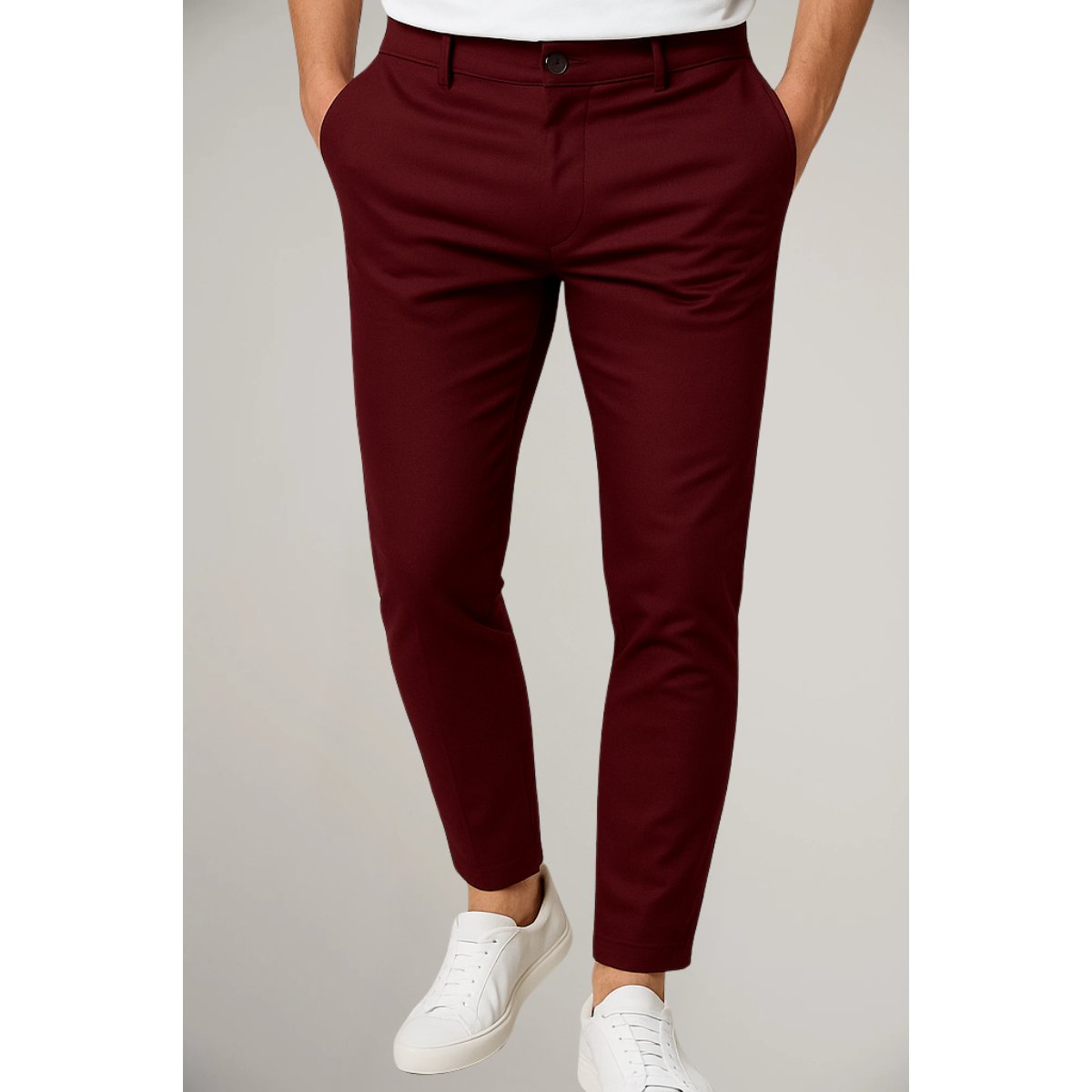 Christian | Herre Skræddersyede Slim-Fit Chino Bukser