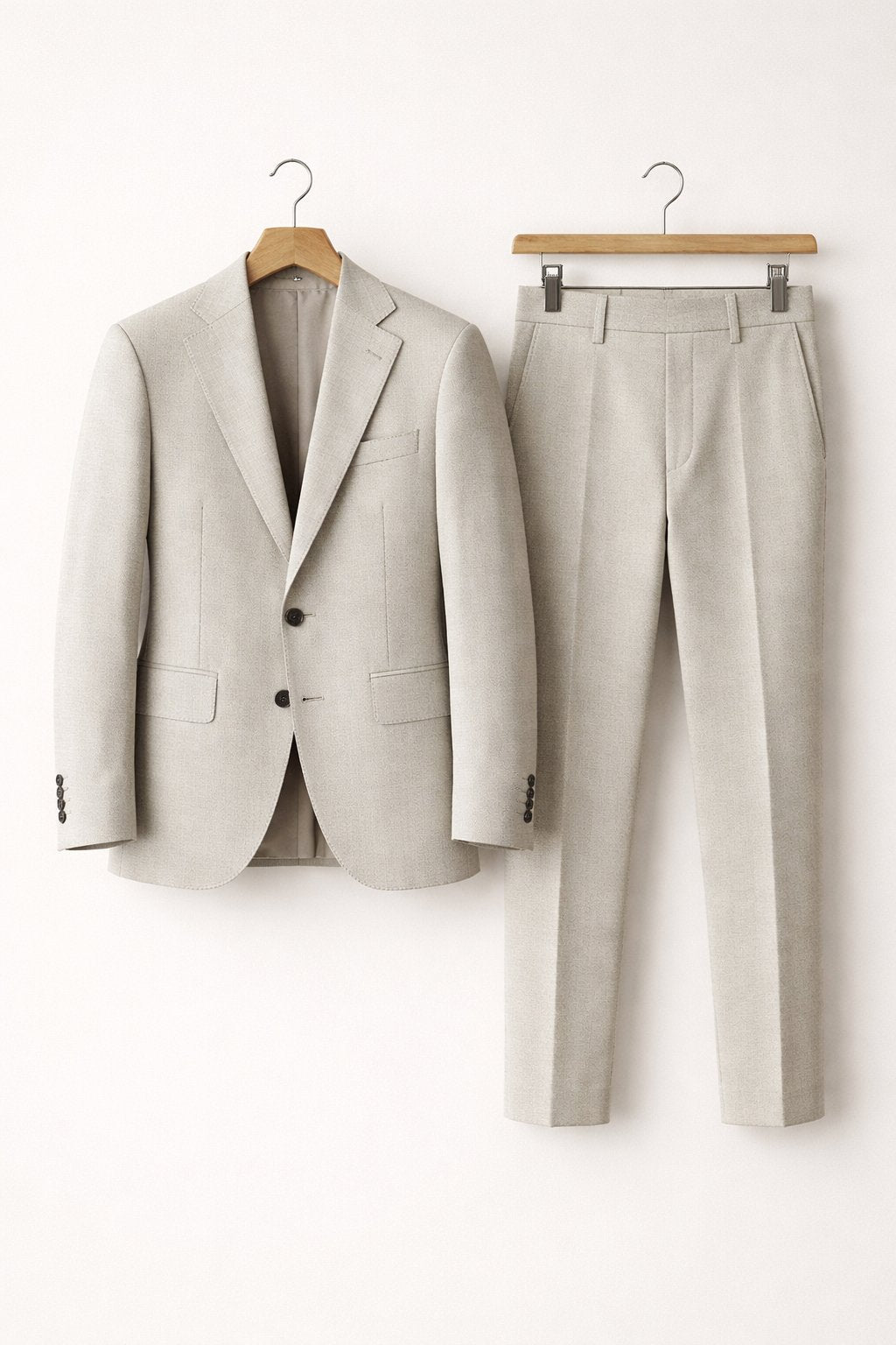 Alfred | Herre Slim-Fit Two-Piece Set Struktureret Businesskjole