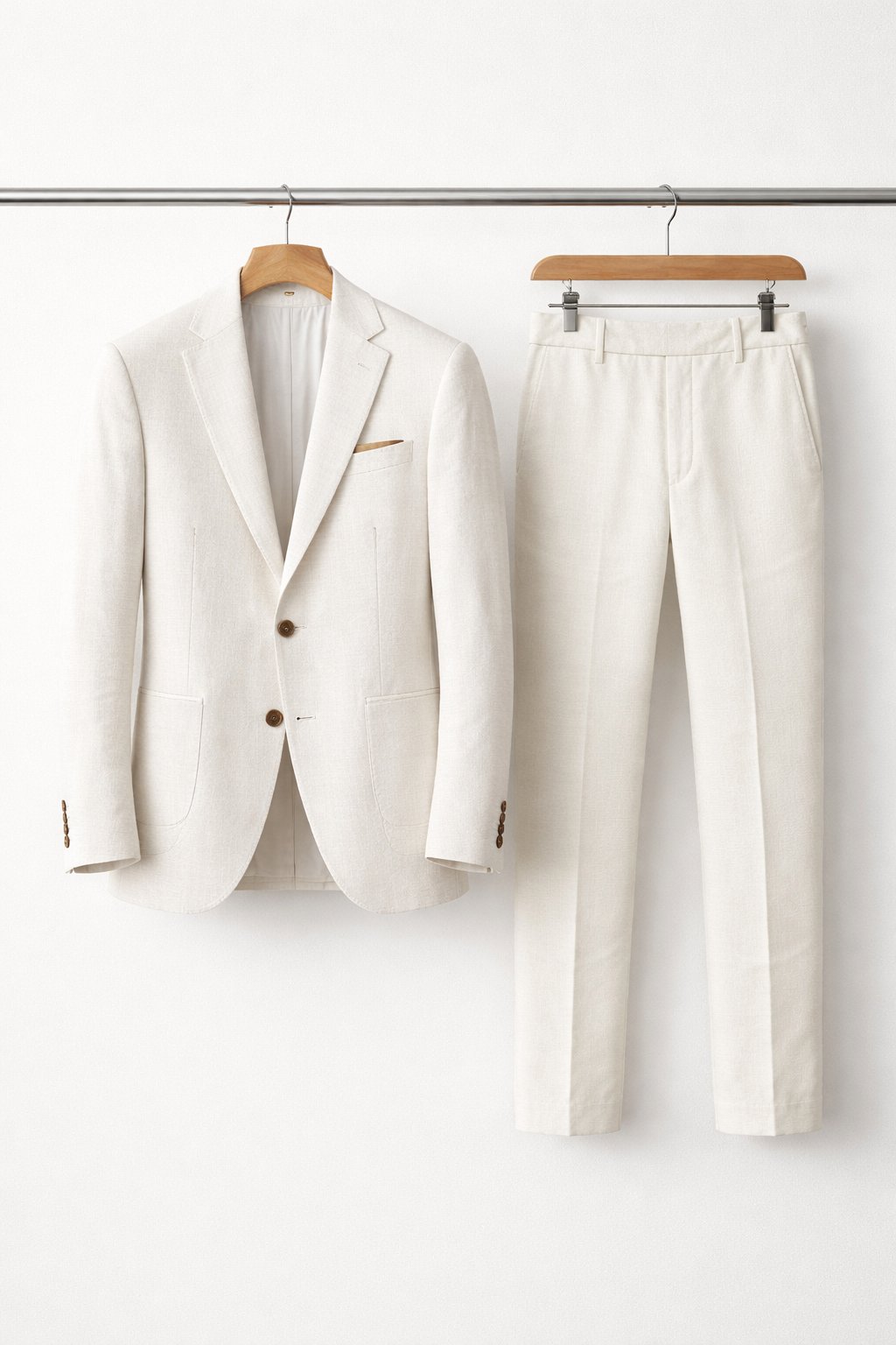 Alfred | Herre Slim-Fit Two-Piece Set Struktureret Businesskjole