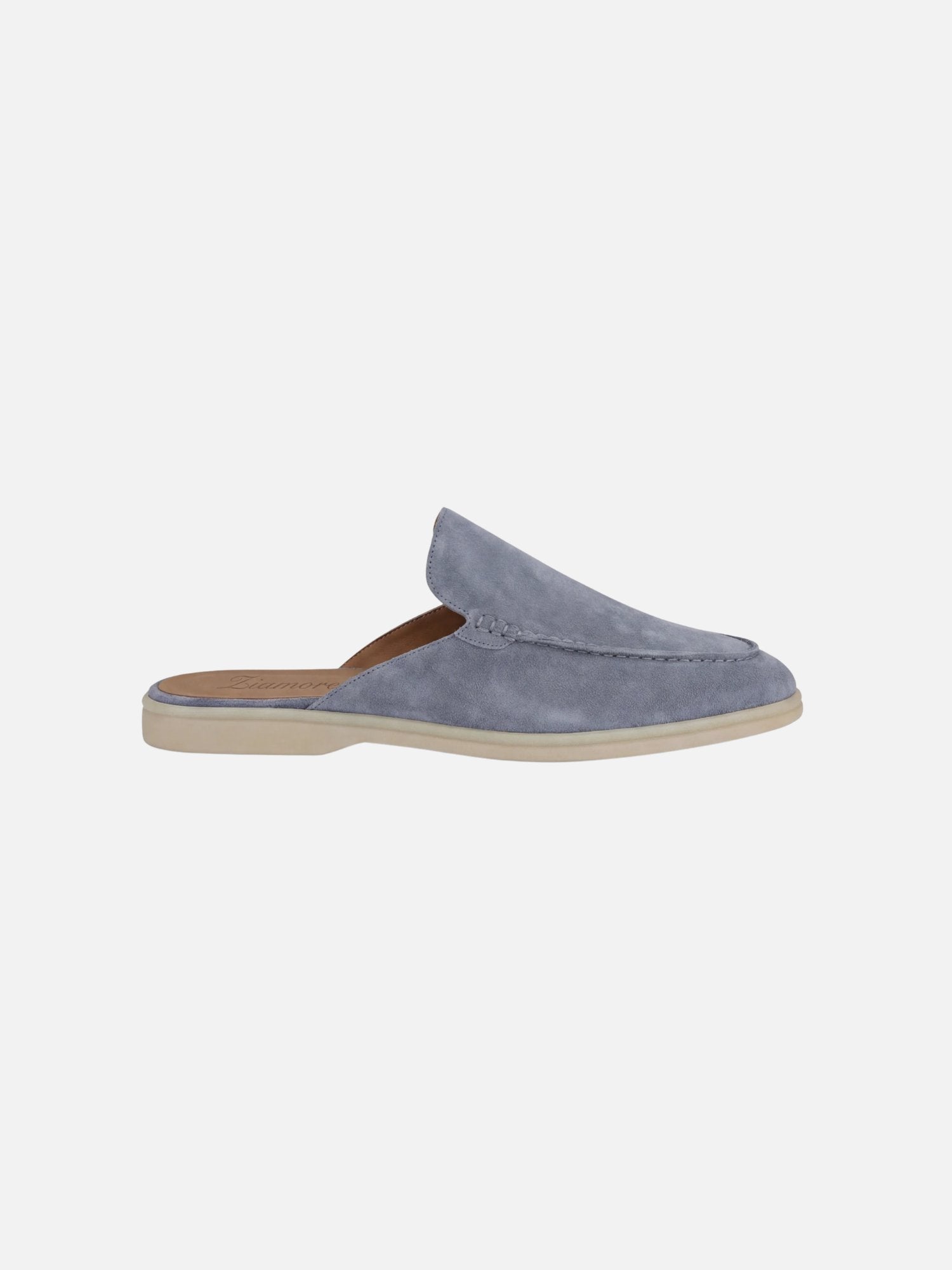 Malthe | Herre Slip-On Mules Åben Hæl Syede Detaljer