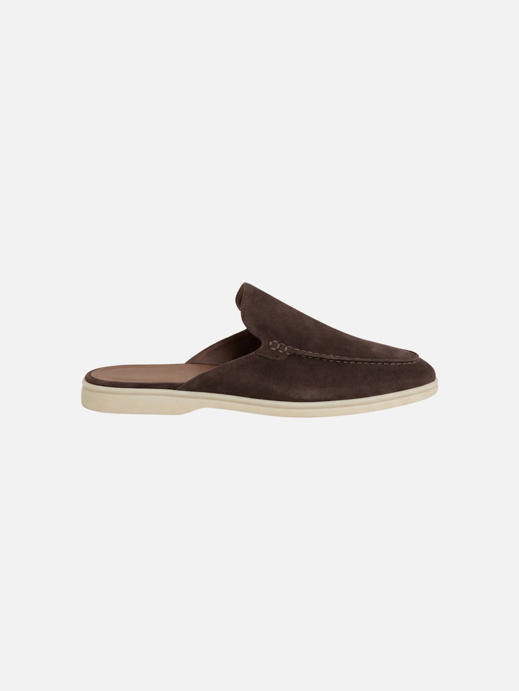 Malthe | Herre Slip-On Mules Åben Hæl Syede Detaljer