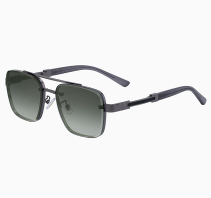 Alma | Sunglasses Retro Guld Titanium Gradient UV400