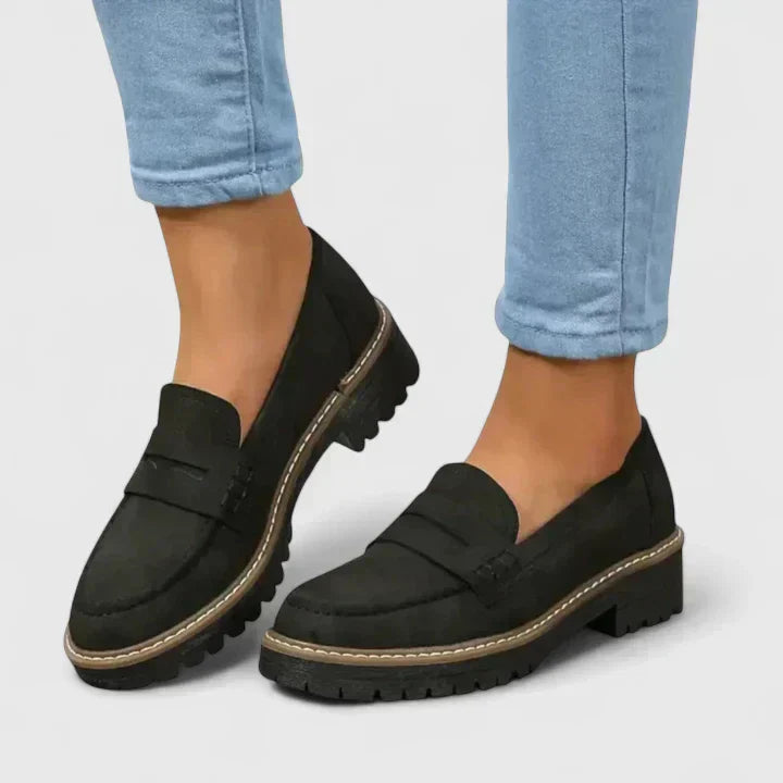 Kathrine | Dame Slip-On Chunky Loafer Sko