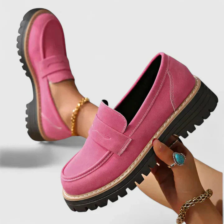 Kathrine | Dame Slip-On Chunky Loafer Sko