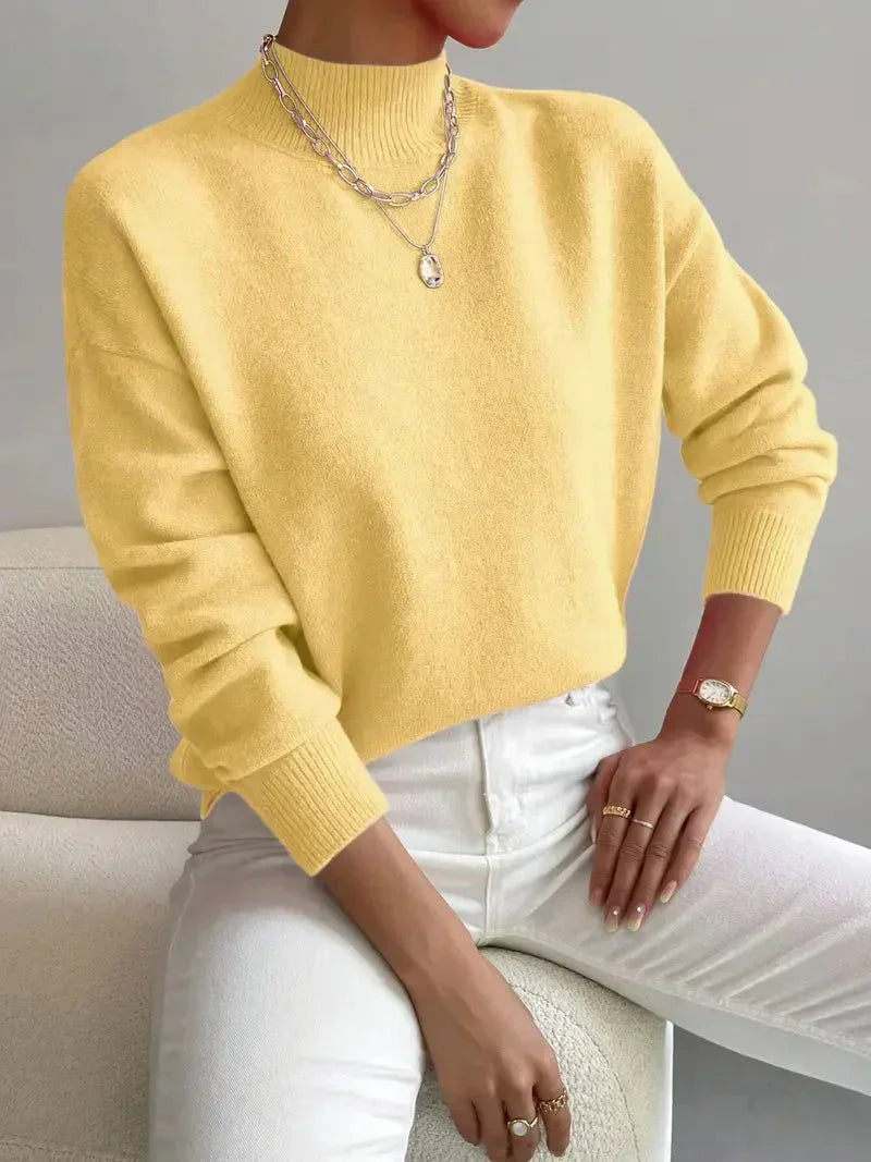 Celina | Dame Langærmet Pullover Sweater Top