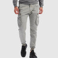 Aage | Herre Slim Fit Casual Bukser Med Cargo Lommer