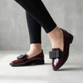 Clara | Orthopedic Loafers Dame Patent Læder Spids Tå