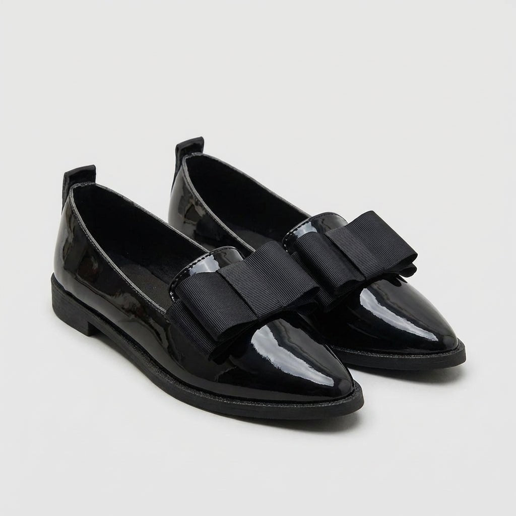 Clara | Orthopedic Loafers Dame Patent Læder Spids Tå