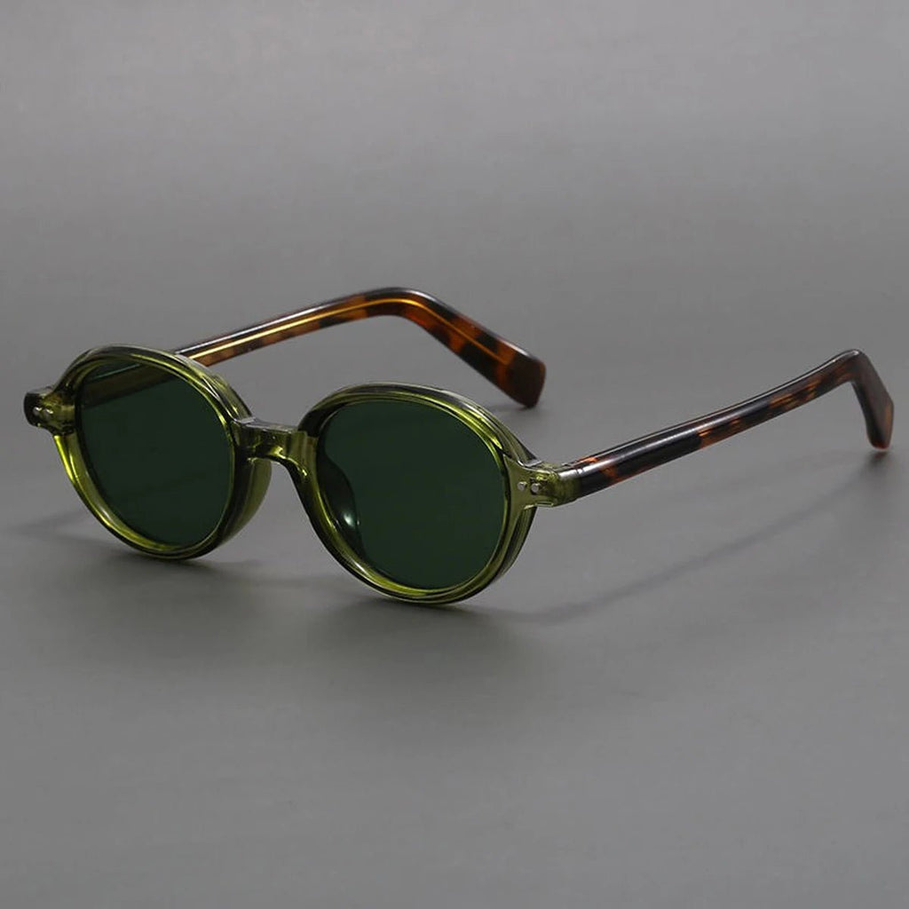 Mikkel | Solbriller Acetat Oval Polariserede TR90 Vintage