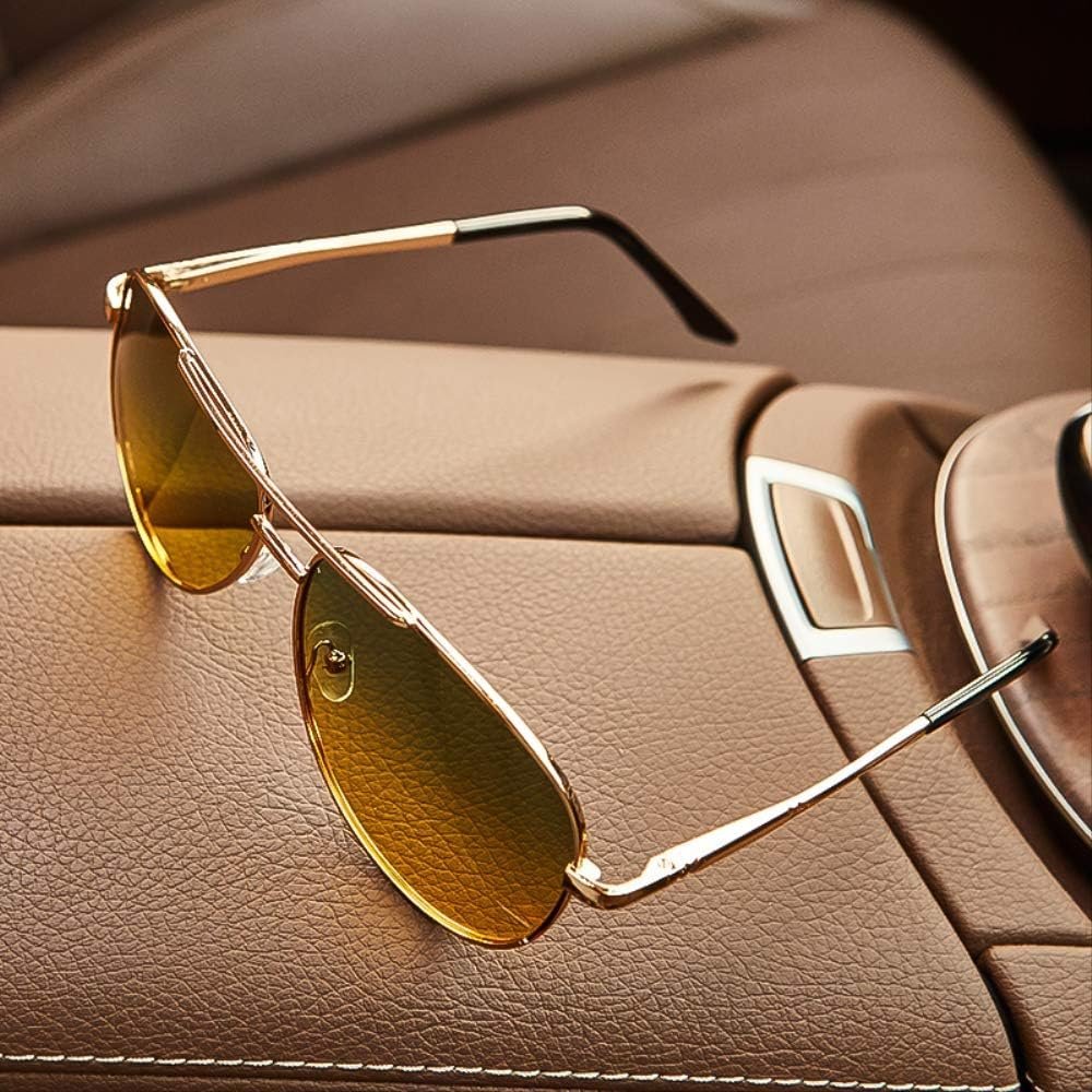 Lea | Sunglasses Aviator Retro Guld Ramme Gradient Linser