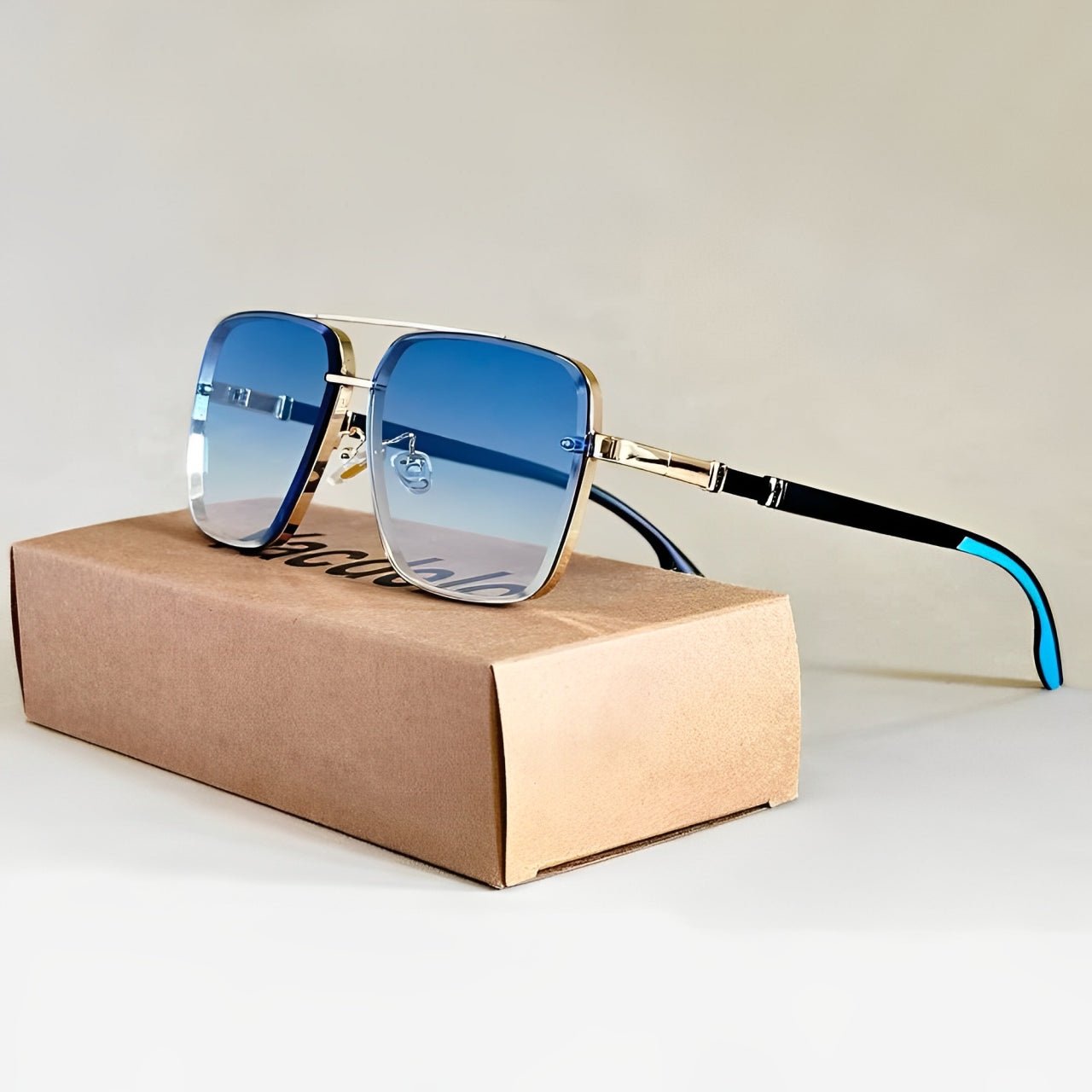 Lucas | Sunglasses Aviator UV400 Beskyttelse Gradient Linser