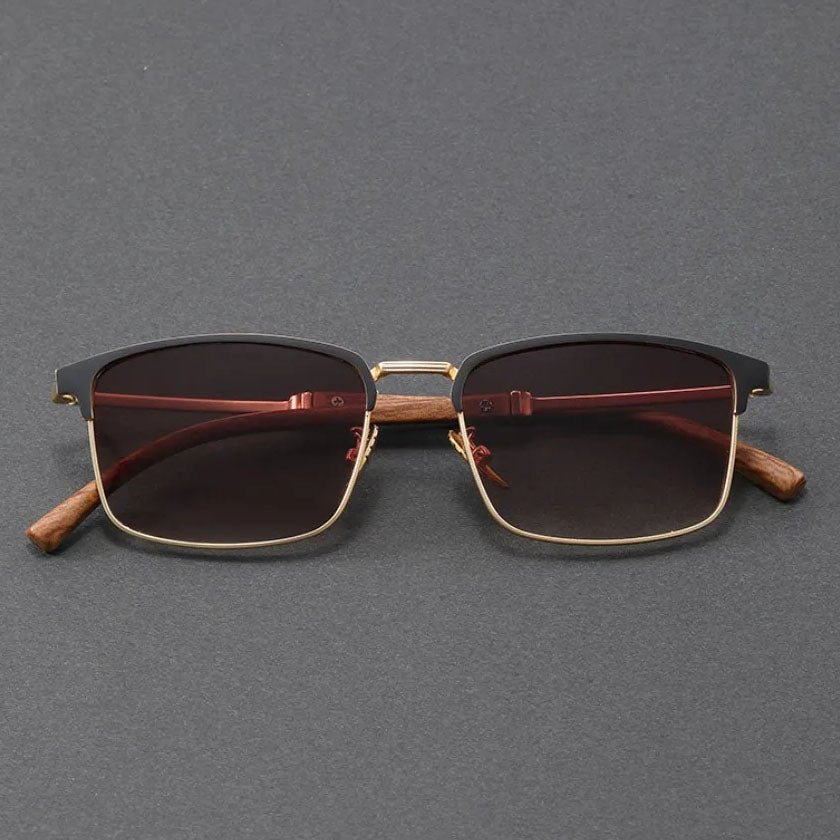 Karla | Sunglasses Clubmaster Halv-ramme UV400 Polariseret