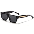 Magnus | Sunglasses Firkantede Brune Polariserede UV400 Beskyttelse