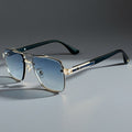 Tobias | Sunglasses Firkantede Gradient Linser Dobbelt Bro Design