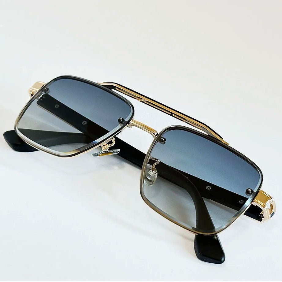Tobias | Sunglasses Firkantede Gradient Linser Dobbelt Bro Design