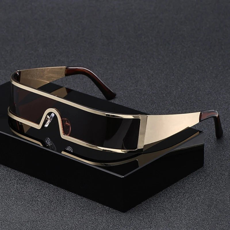 Laura | Sunglasses Futuristisk Wraparound Visor Cyberpunk Style