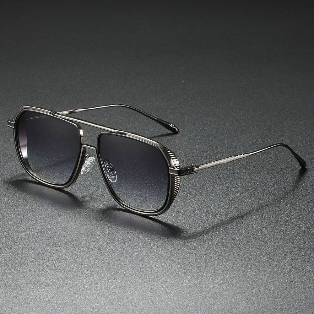 Frederik | Sunglasses Metal Aviator Pilot Style Gradient Lenses