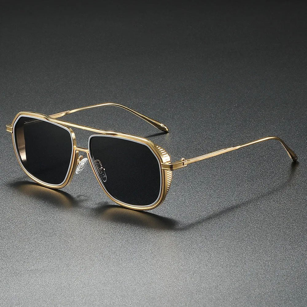 Frederik | Sunglasses Metal Aviator Pilot Style Gradient Lenses