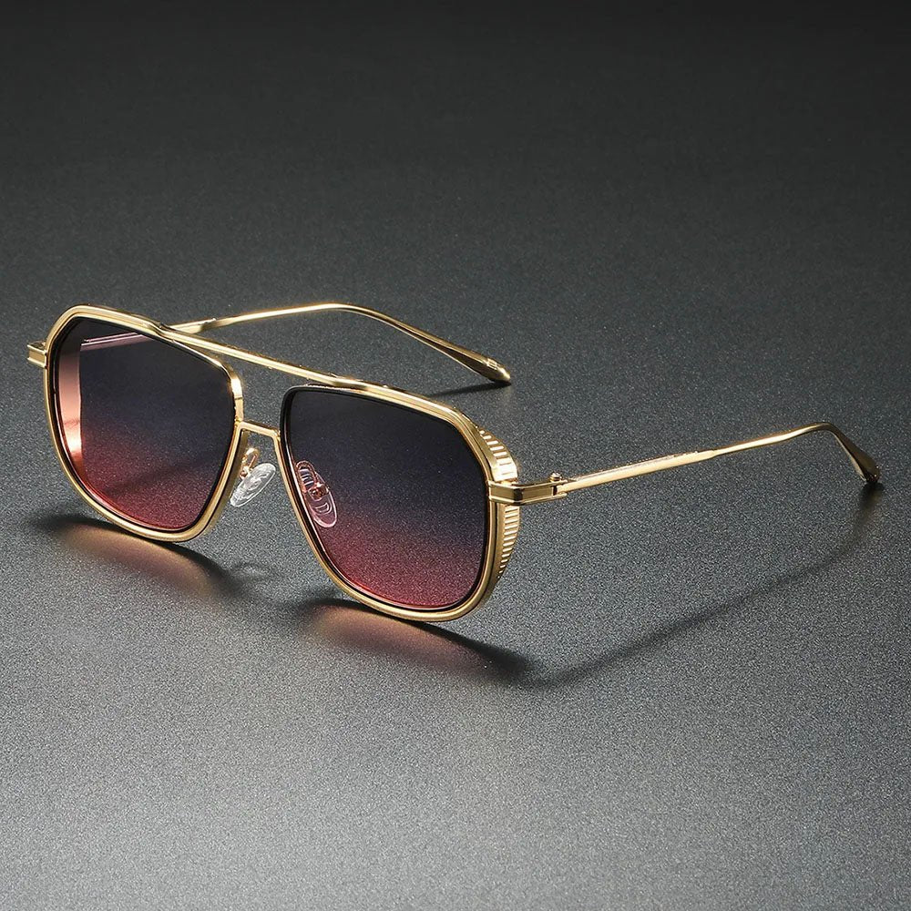 Frederik | Sunglasses Metal Aviator Pilot Style Gradient Lenses