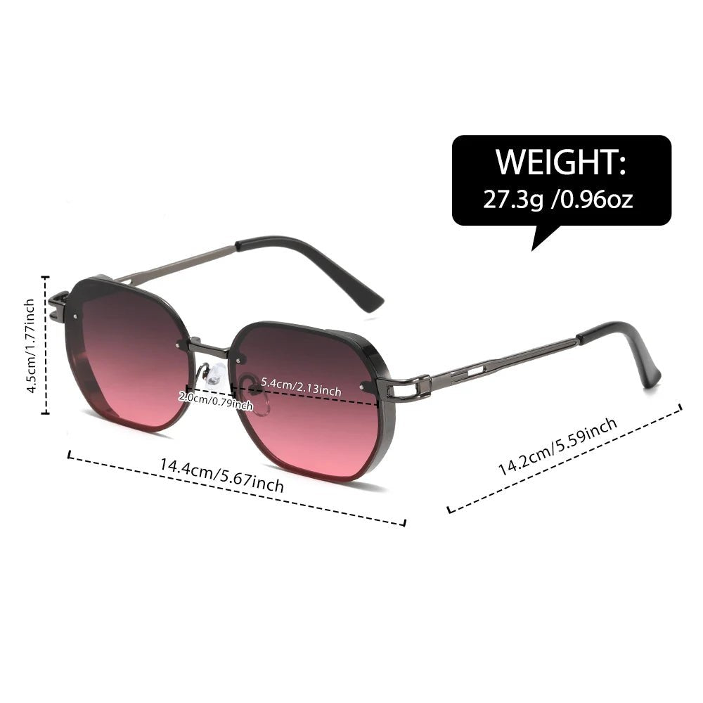 Mathilde | Sunglasses Metal Gradient Minimalist Unisex