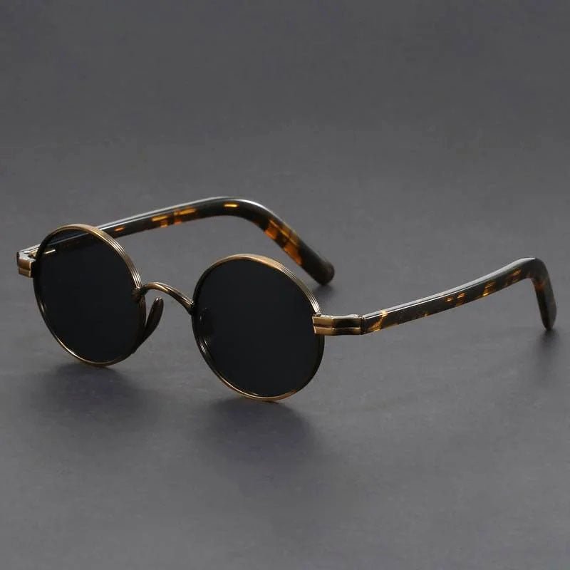 Ida | Sunglasses Retro Runde Rammer Metal UV400 Beskyttelse