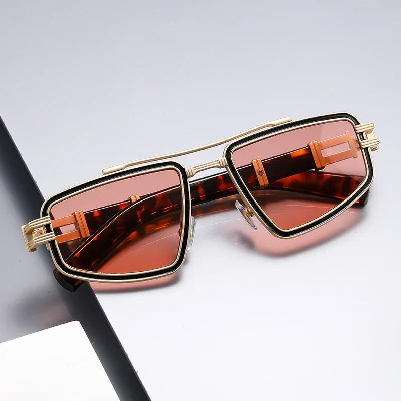 Astrid | Sunglasses Titan Stel Kantede Rammer Dobbelt Bro
