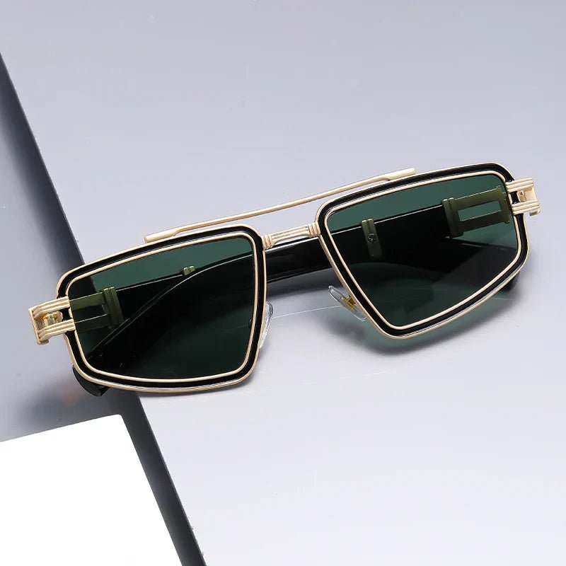 Astrid | Sunglasses Titan Stel Kantede Rammer Dobbelt Bro