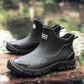 Magnus | Waterproof støvler ankelstøvler gummimateriale slip-on